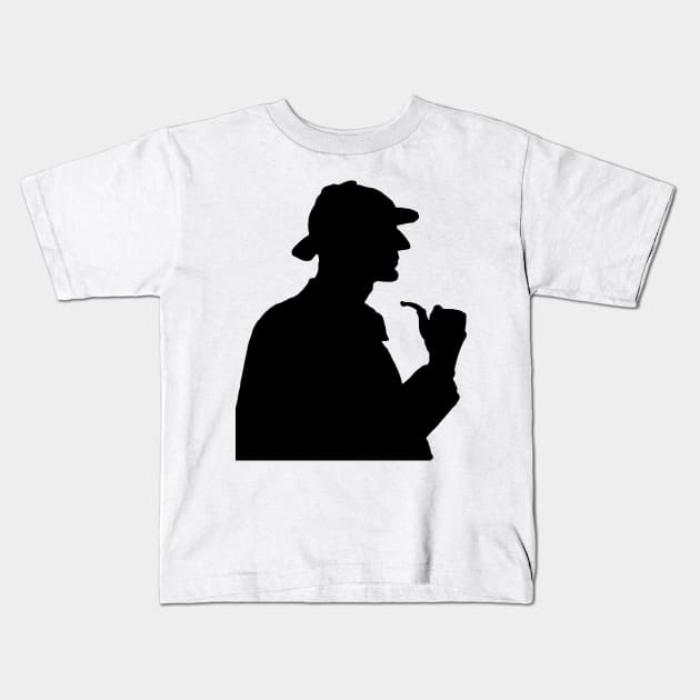 Sherlock Holmes - London Kids T-Shirt by MolinArte